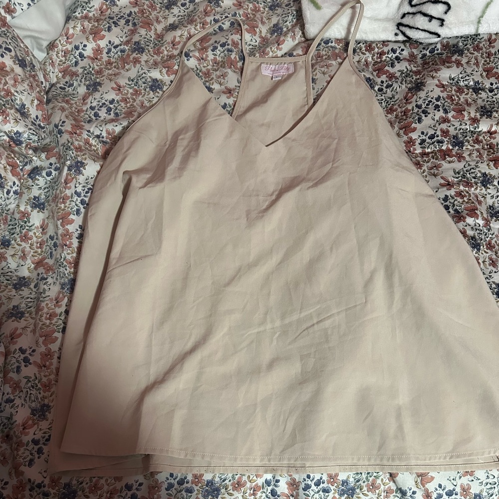 Light tan / nude Racerback tank